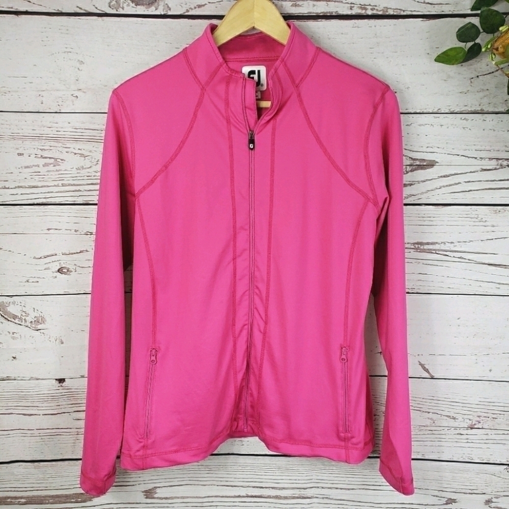 FJ FootJoy Lightweight Workout Track Jacket Size M